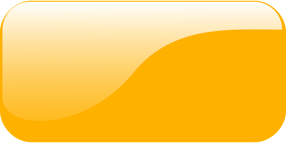 Rectangular Button Gui Orange Glossy Shiny Glassy - Rectangular, Transparent background PNG HD thumbnail