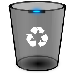 128X128 Px, Recycle Bin Empty 3 Icon 256X256 Png - Recycle Bin, Transparent background PNG HD thumbnail