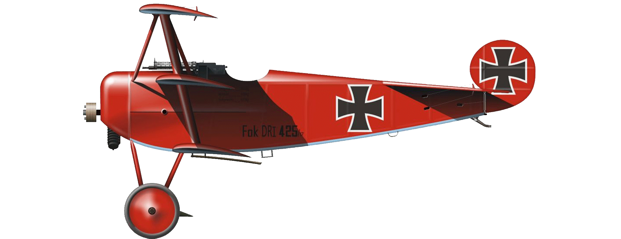 Fokker Dr.1 Dreidecker #425/17. Flown By The Red Baron Hdpng.com  - Red Baron, Transparent background PNG HD thumbnail