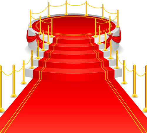 Celebration Red Carpet Background Vector - Red Carpet, Transparent background PNG HD thumbnail