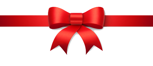 Red Bow with Ornaments Decor 