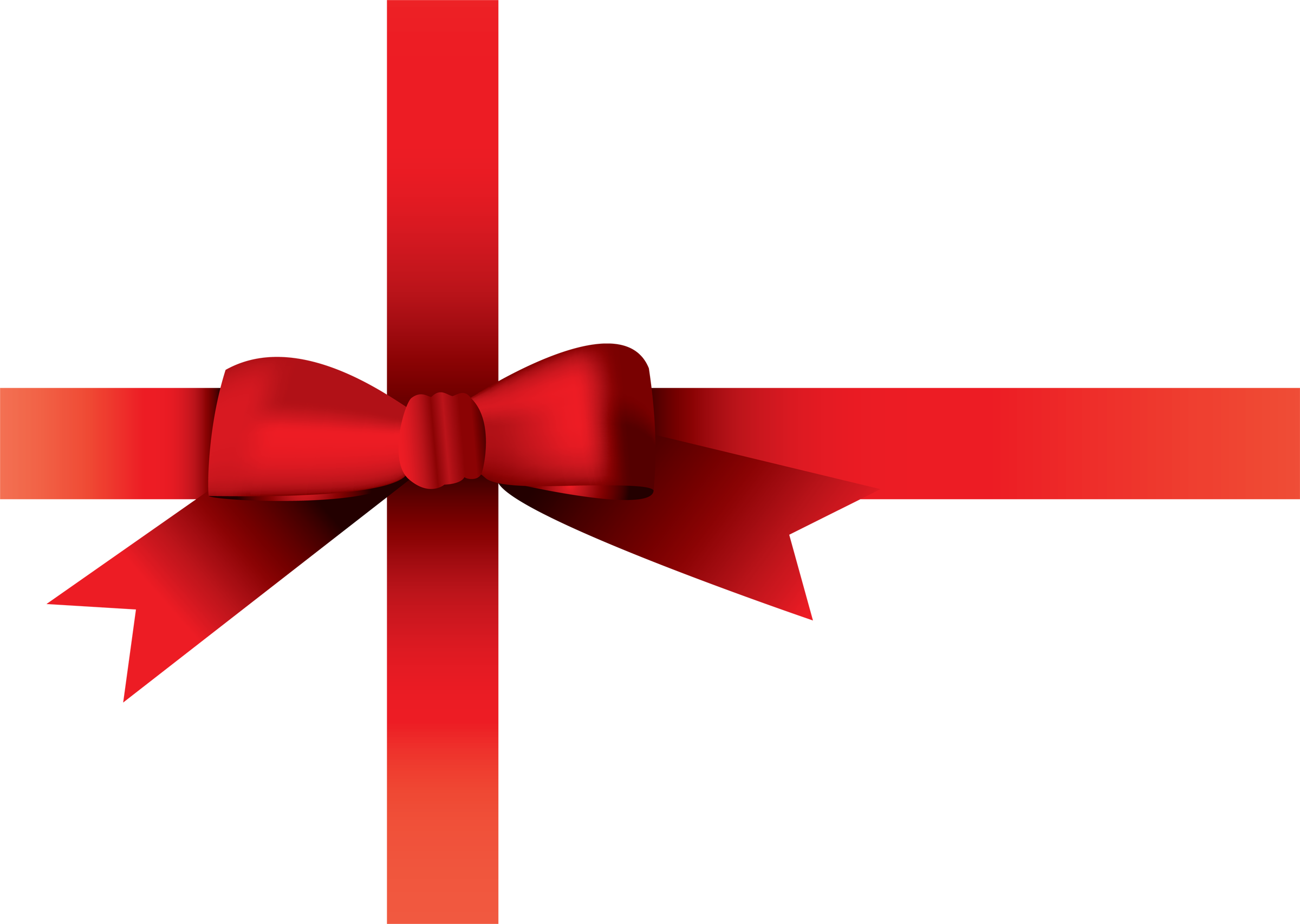 Christmas Bow Transparent Background - Red Christmas Bow, Transparent background PNG HD thumbnail