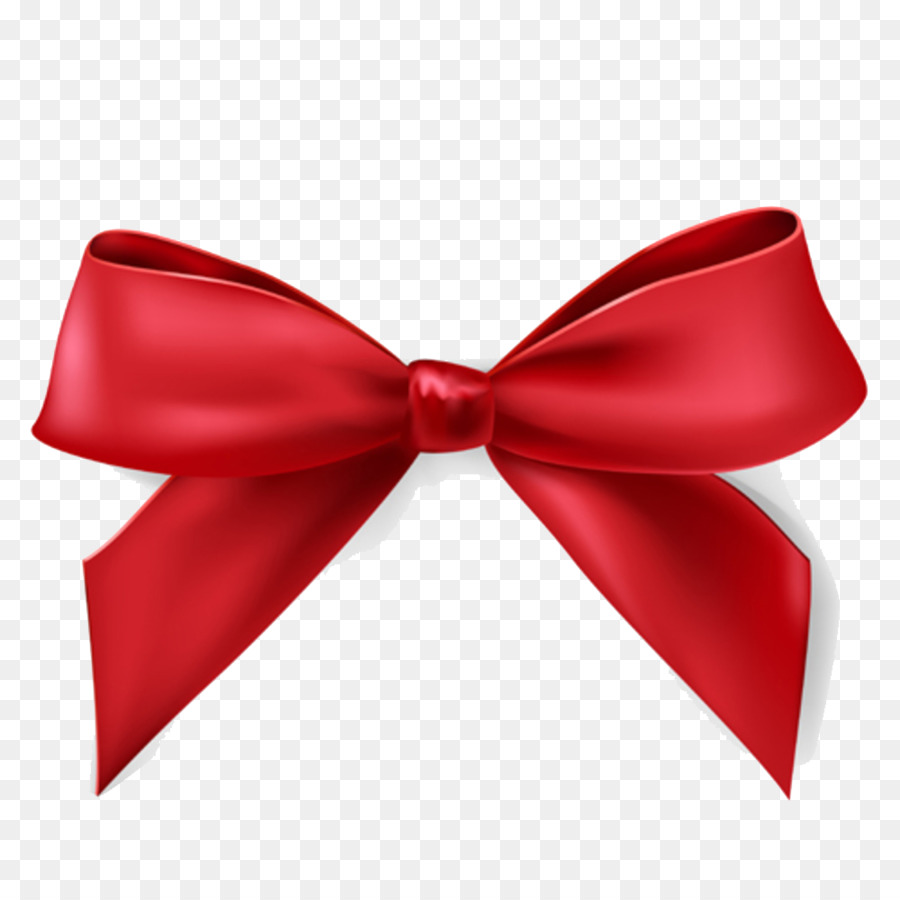 Christmas Gift Ribbon Clip Art   Satin Png Hd - Red Christmas Bow, Transparent background PNG HD thumbnail