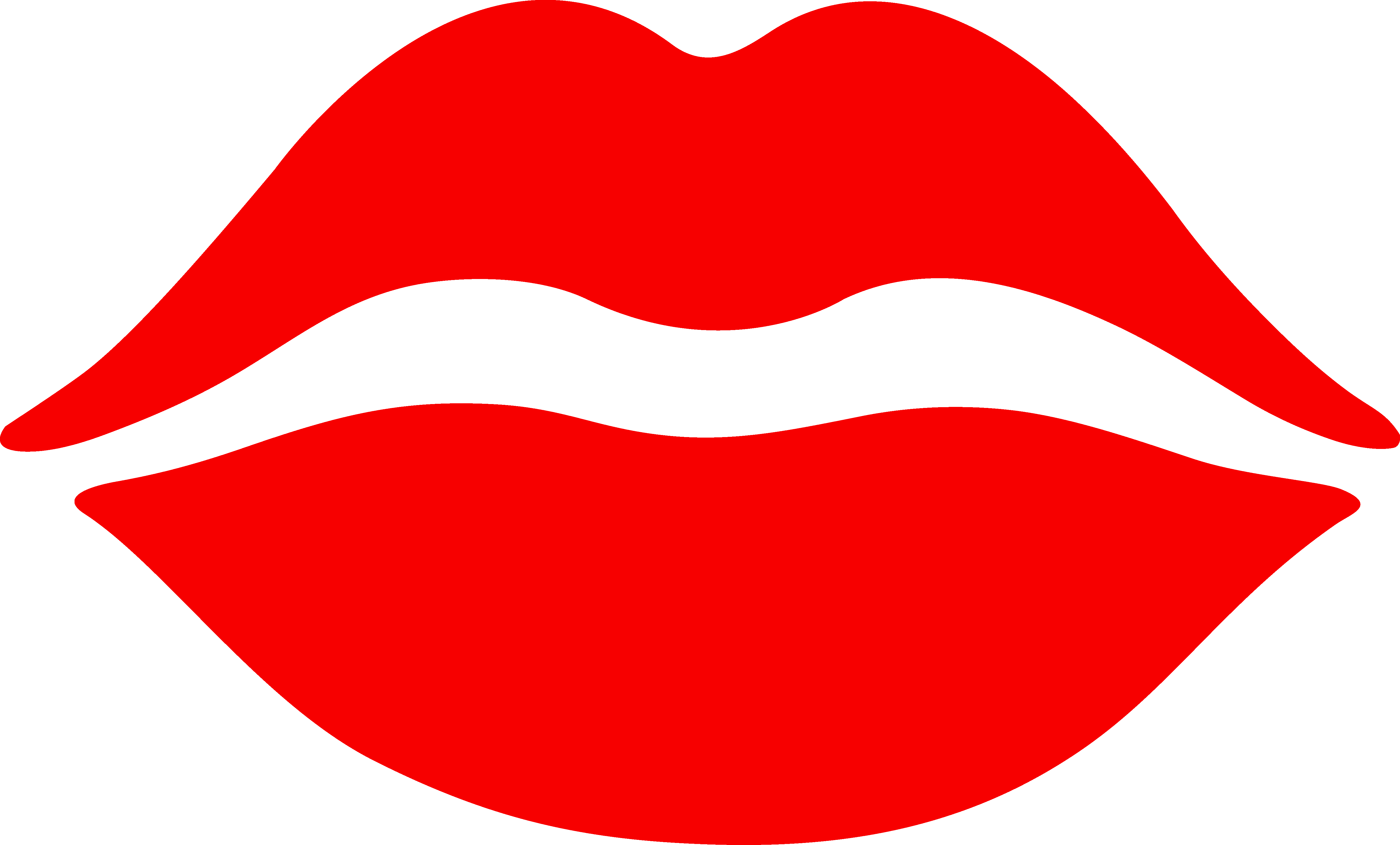 Pin Women Clipart Lip #4 - Red Lip, Transparent background PNG HD thumbnail