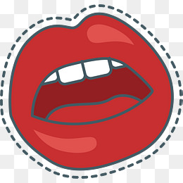 sexy red lip png image