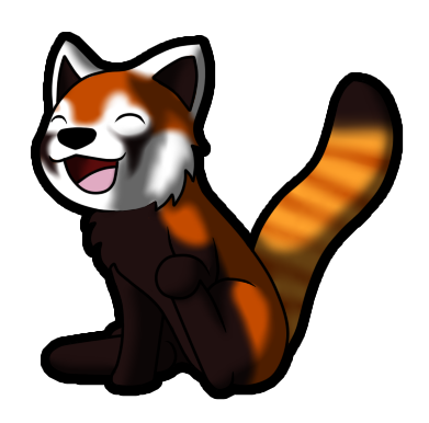 Red Panda Cartoon - Red Panda, Transparent background PNG HD thumbnail
