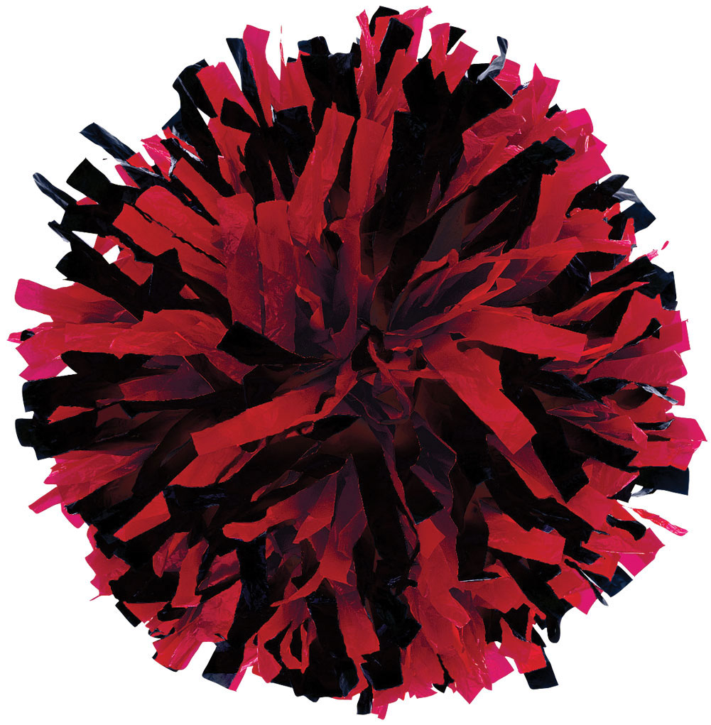 R_B - Red Pom Poms, Transparent background PNG HD thumbnail