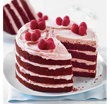 Red Velvet Cake With Raspberry Buttercream - Red Velvet Cake, Transparent background PNG HD thumbnail
