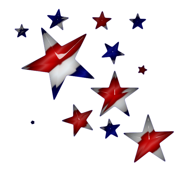These Are All Transparent Pngs, So Just Right Click And Save As. - Red White And Blue Star, Transparent background PNG HD thumbnail