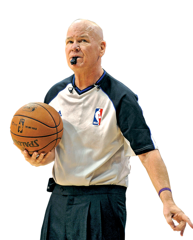 Nba Referee Who Has Officiated More Than 2,500 Regular Season Games. - Ref, Transparent background PNG HD thumbnail