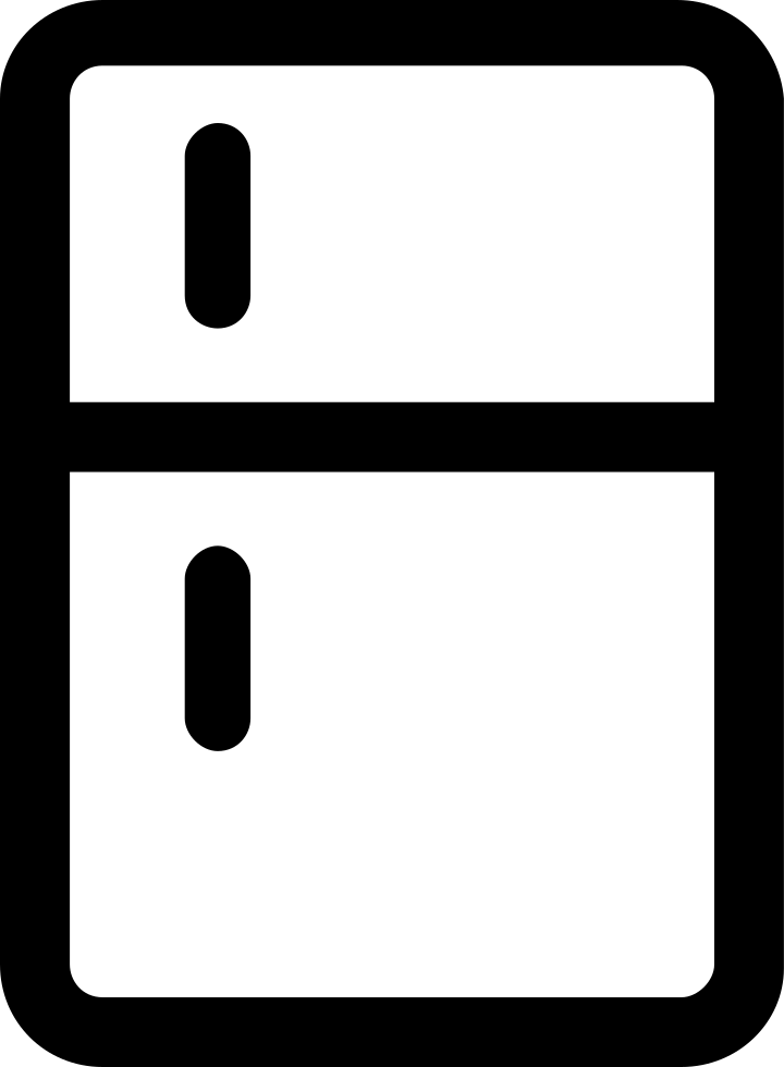Png File Svg Hdpng.com  - Refrigerator Black And White, Transparent background PNG HD thumbnail