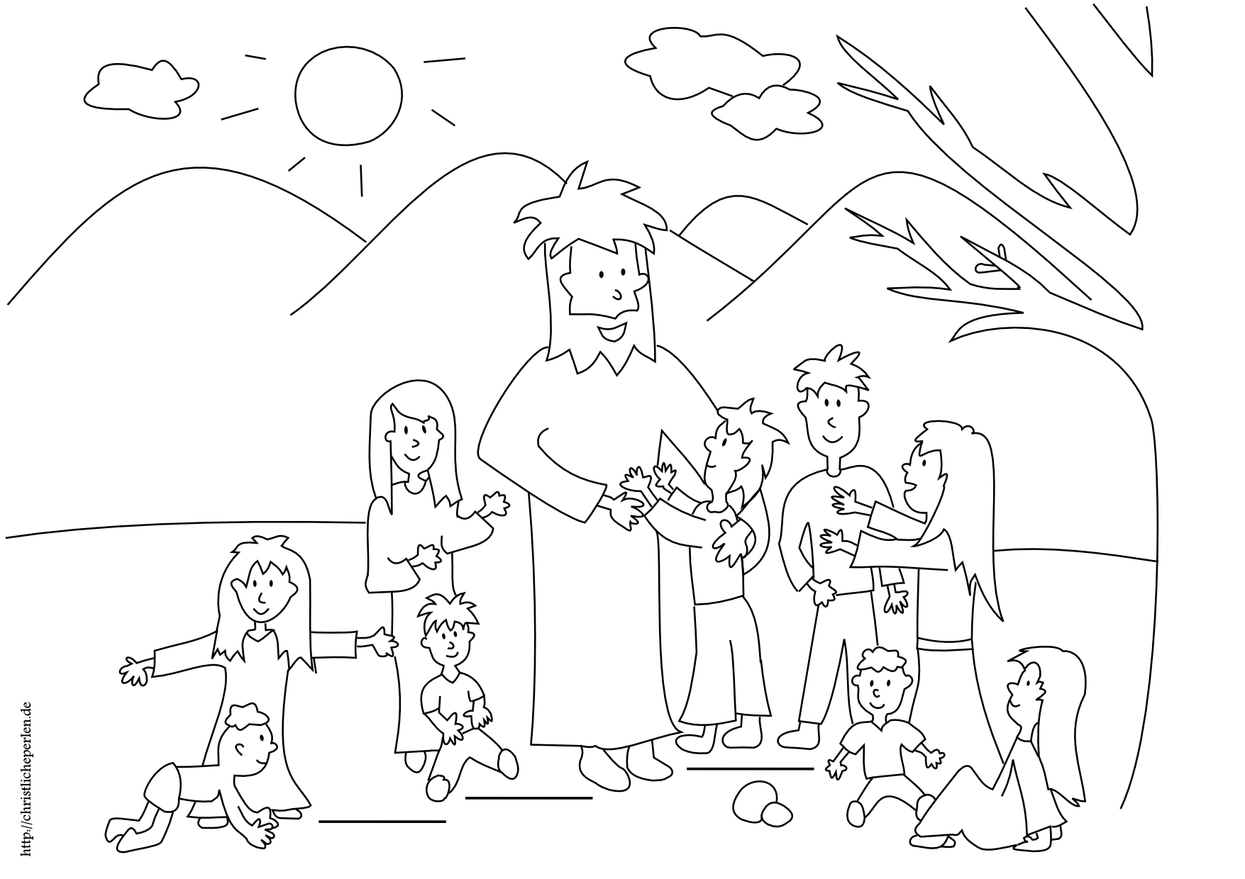 Jesus Und Kinder Basteln Teil 1 - Religion Bibel, Transparent background PNG HD thumbnail