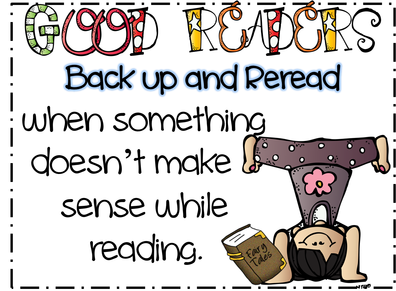 First Grade Wow: Back Up And Reread! - Reread, Transparent background PNG HD thumbnail