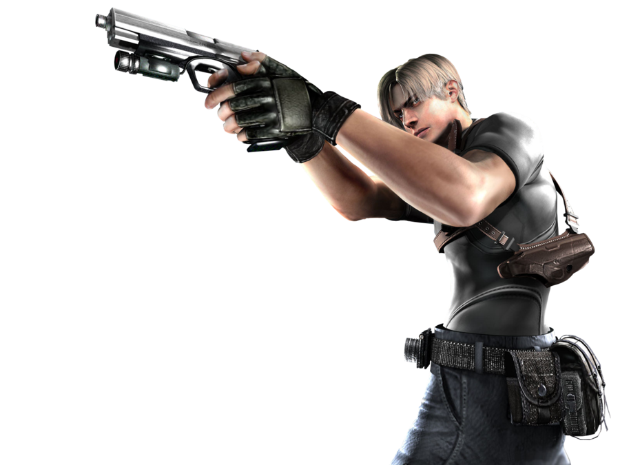 Leon Of Resident Evil 4 Render By Ileon26 Hdpng.com  - Resident Evil, Transparent background PNG HD thumbnail