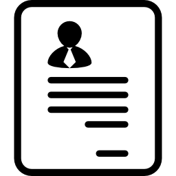 Resume Icon Png Image #19033 - Resume, Transparent background PNG HD thumbnail