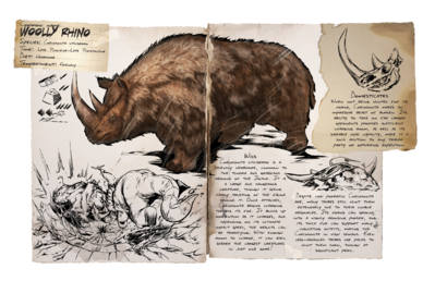 Dossier Empty.png Dossier Woolly Rhino.png - Rhinoceros, Transparent background PNG HD thumbnail