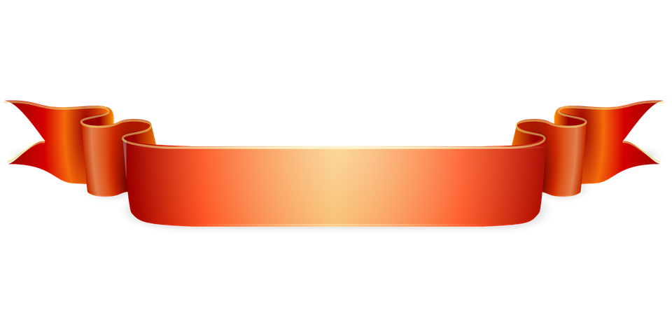 Ribbon, Decoration, Orange, Red, Silk, Winding - Ribbon, Transparent background PNG HD thumbnail