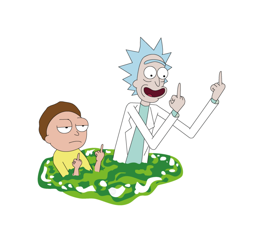 Png Rick And Morty Ohne Schatierung By Lalingla Hdpng.com  - Rick And Morty, Transparent background PNG HD thumbnail