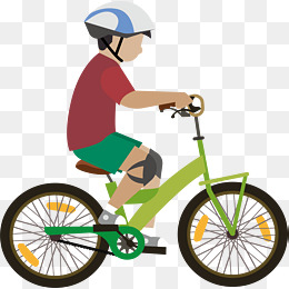 A Bicycle Boy, Vector Png, Riding, Bicycle Png And Vector - Ride A Bike, Transparent background PNG HD thumbnail