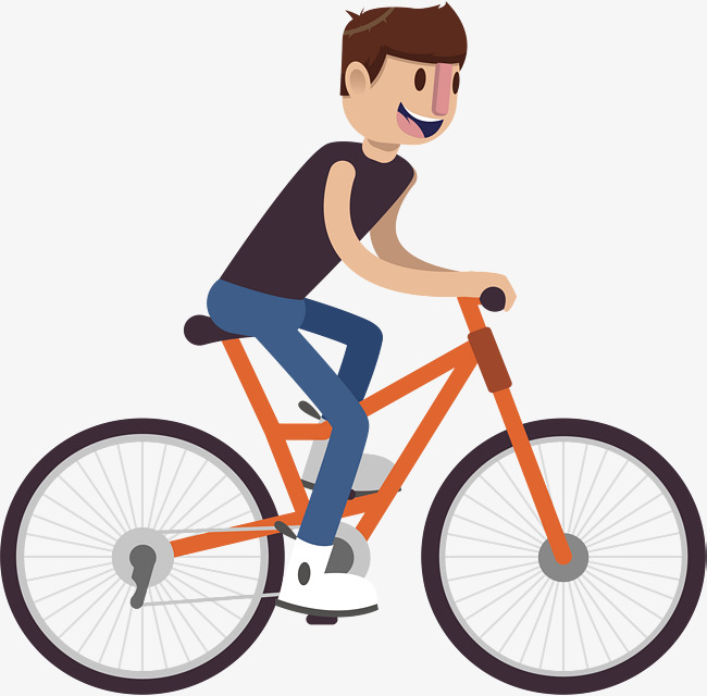 A Cyclist, Vector Png, Ride A Bike, Bicycle Png And Vector - Ride A Bike, Transparent background PNG HD thumbnail