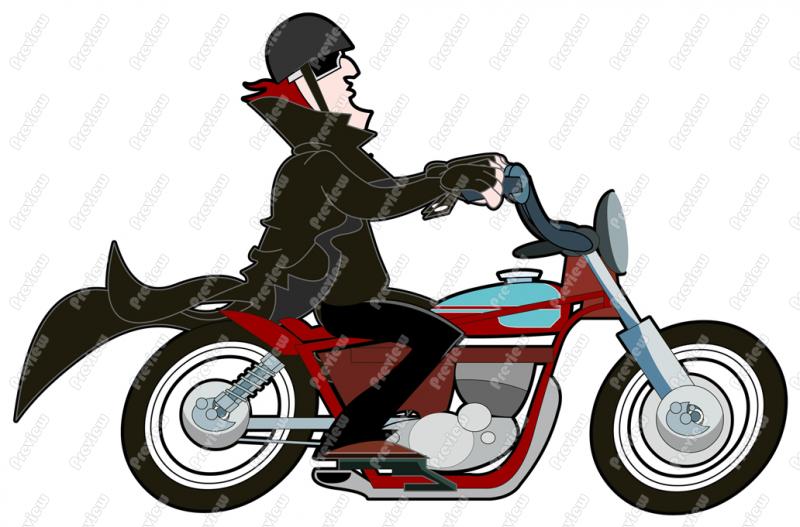 Man Riding Motorcycle Clip Art - Ride A Motorcycle, Transparent background PNG HD thumbnail