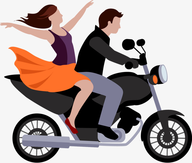 Riding A Motorcycle Man, Riding A Motorcycle, People, Vector Png Image And Clipart - Ride A Motorcycle, Transparent background PNG HD thumbnail