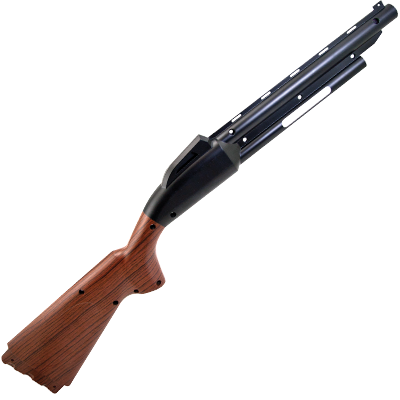 Raw Thrills, Black, Right Shotgun Half, For Big Buck Hd   600  - Rifle, Transparent background PNG HD thumbnail