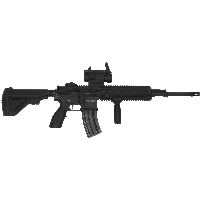 Similar Assault Rifle Png Image - Rifle, Transparent background PNG HD thumbnail