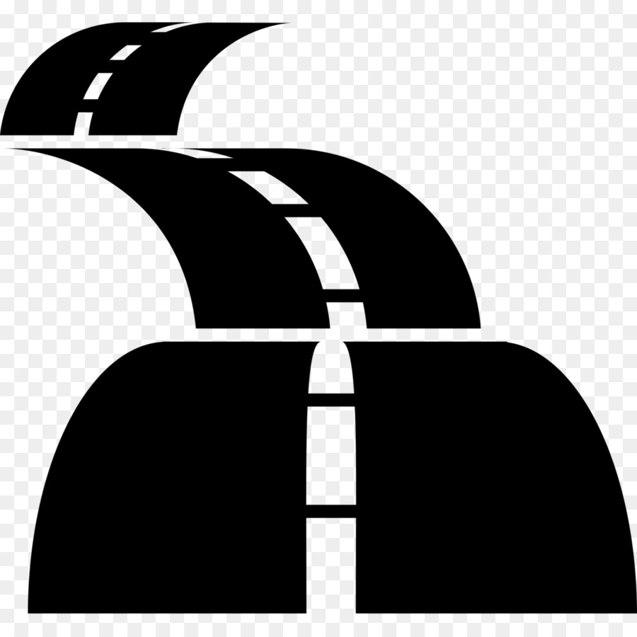 Road Trip Transport Civil Engineering Highway   Road - Road Trip Black And White, Transparent background PNG HD thumbnail