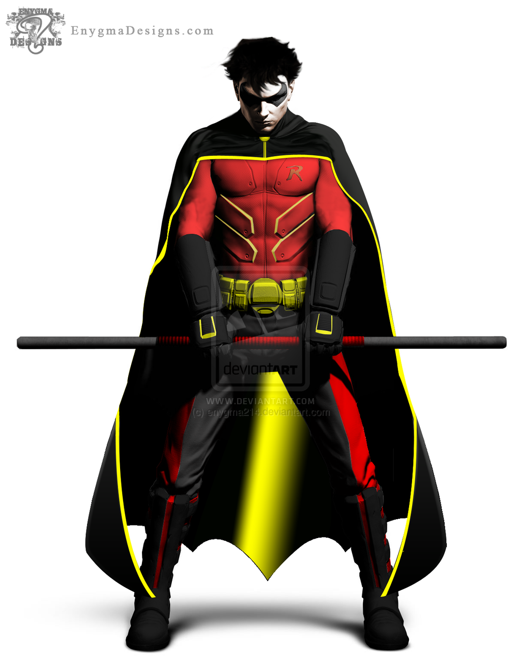 Robin   Tim Drake (Batman Arkham City) By Enygma214.deviantart Pluspng.com On - Superhero Robin, Transparent background PNG HD thumbnail