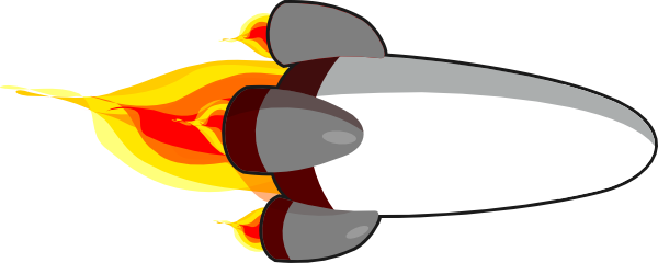Free Rocketship Clip Art