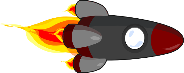 Realistic Rocket Clipart - Rocket Ship, Transparent background PNG HD thumbnail