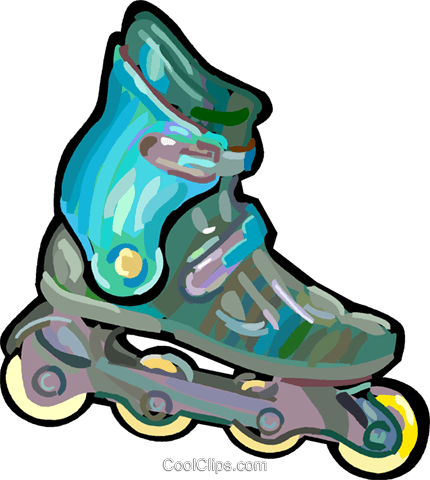 Rollerblades Royalty Free Vector Clip Art Illustration - Rollerblades, Transparent background PNG HD thumbnail