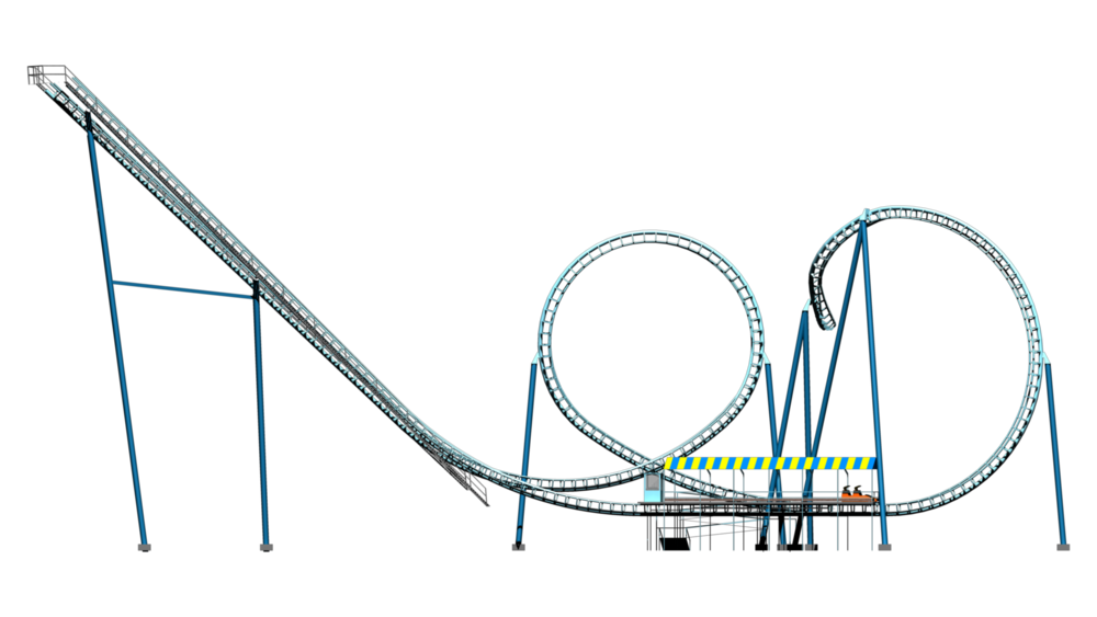 Roller Coaster Png Image - Rollercoaster, Transparent background PNG HD thumbnail