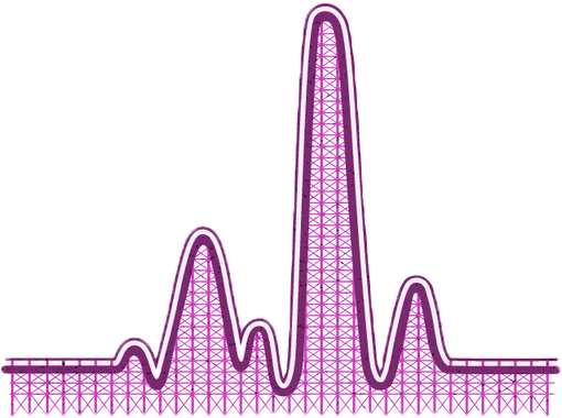 Roller Coaster Png Picture - Rollercoaster, Transparent background PNG HD thumbnail