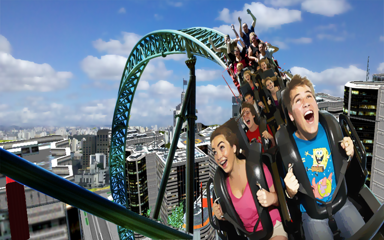 Rush Roller Coaster  Screenshot - Rollercoaster, Transparent background PNG HD thumbnail