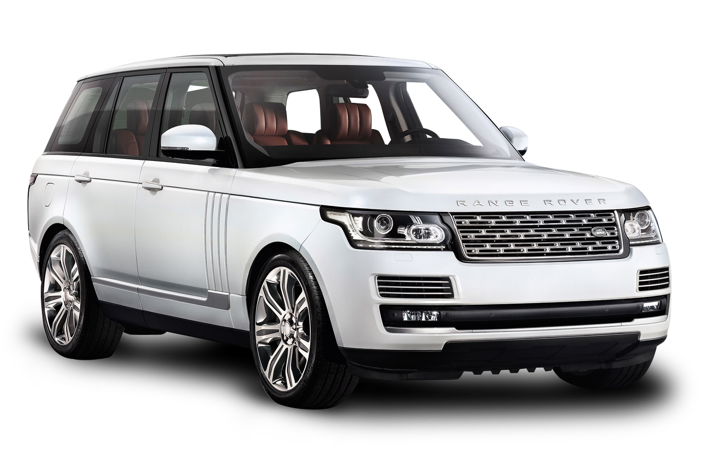 White Range Rover Car Png Image - Rover, Transparent background PNG HD thumbnail