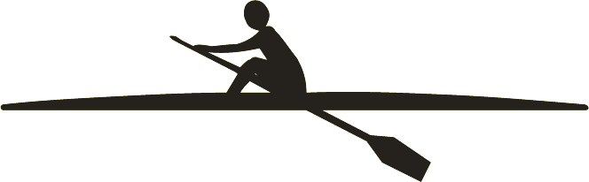 Rowing Illustration of person