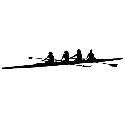 Rowing Team Silhouette - Rowing, Transparent background PNG HD thumbnail