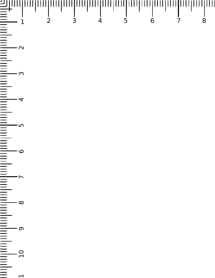 Ruler Page 2 - Ruler, Transparent background PNG HD thumbnail