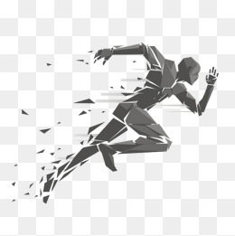Sprint Men Buckle Free Hd Material, Man Sprint, Run, Ready To Run Png - Running, Transparent background PNG HD thumbnail