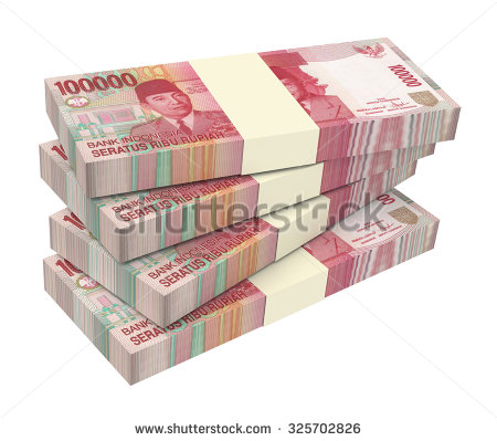 Indonesian Rupiah Money Isolated On White Background. Computer Generated 3D Photo Rendering. - Rupiah, Transparent background PNG HD thumbnail