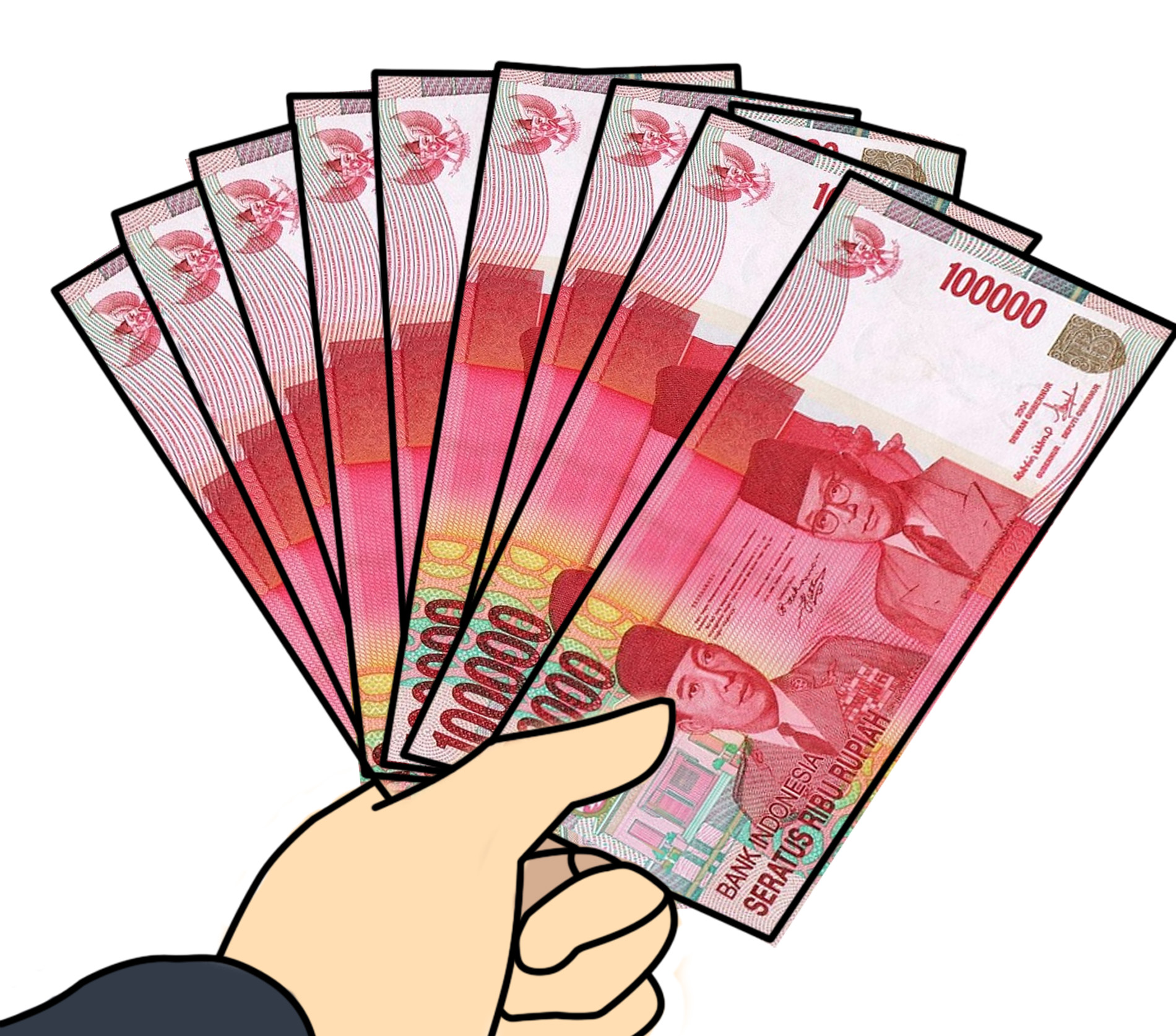 . Hdpng.com Pay The B*tch With Rupiah~ By Ferv9 - Rupiah, Transparent background PNG HD thumbnail
