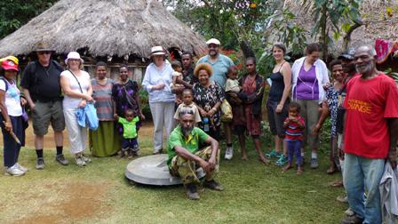 The Goddards With Community Members At A Rural Health Centre In Gororomeka In The Daulo District - Rural Community, Transparent background PNG HD thumbnail