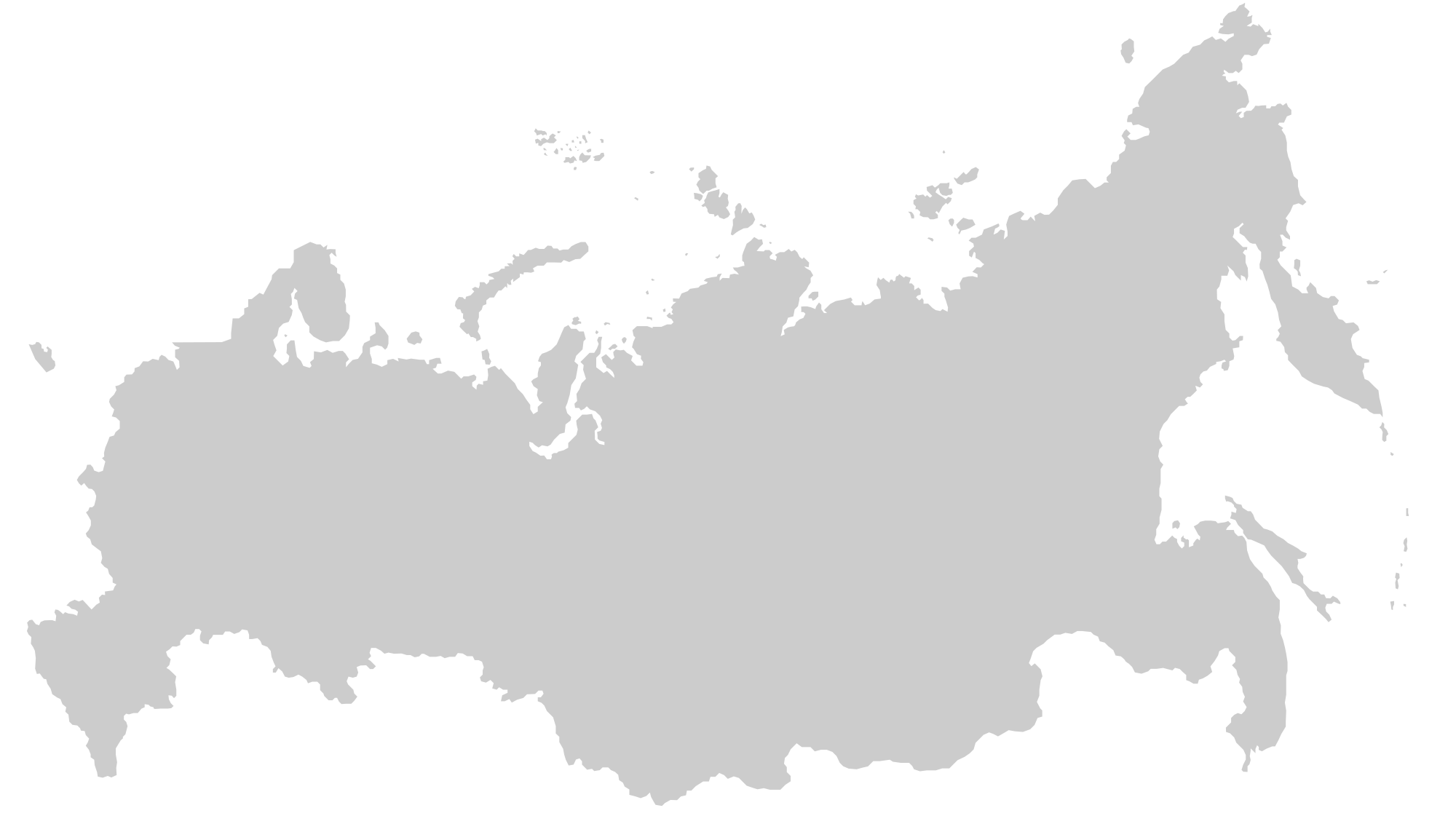 Map Of Russian Outline - Russia, Transparent background PNG HD thumbnail