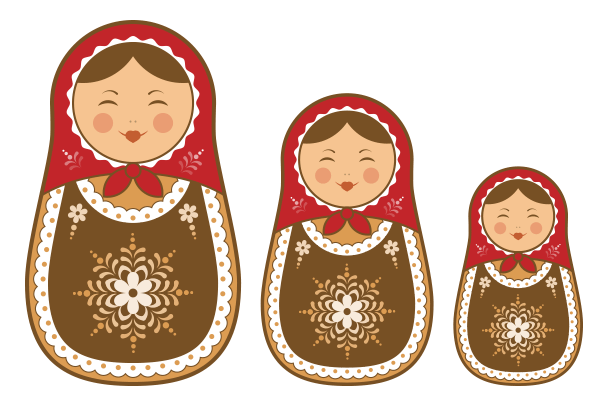 Create A Russian Doll In Illustrator Final - Russian Doll, Transparent background PNG HD thumbnail