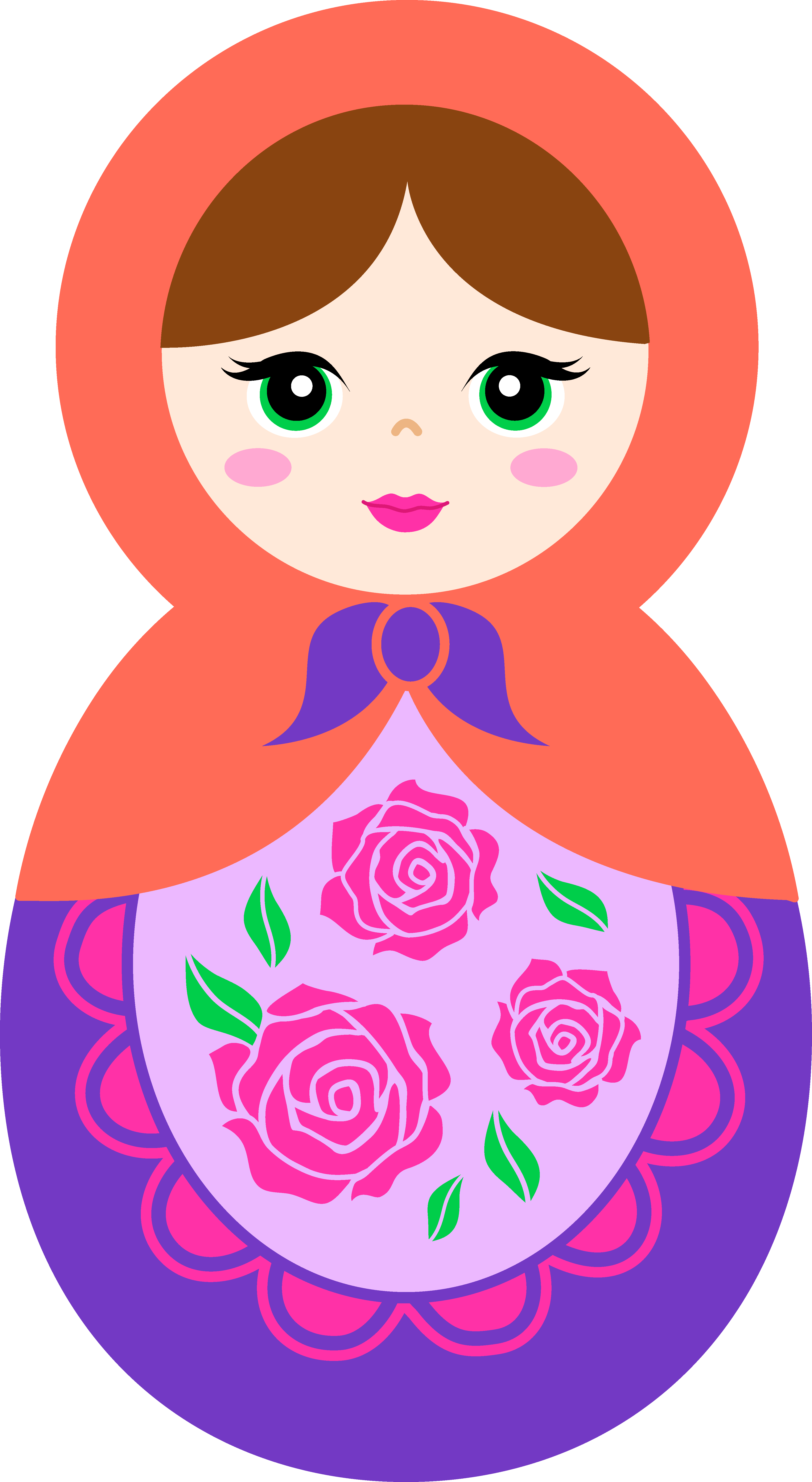 Hd doll clipart, Russian Doll PNG HD - Free PNG