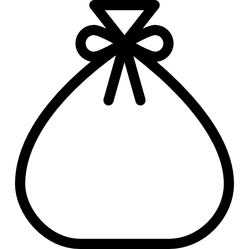 Png Svg Hdpng.com  - Sack Black And White, Transparent background PNG HD thumbnail