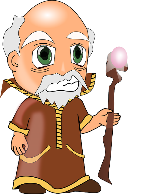 Free Vector Graphic: Wizard, Man - Sage Person, Transparent background PNG HD thumbnail