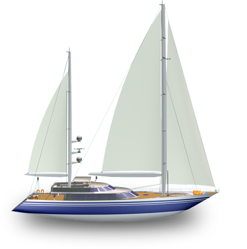 Yacht - Sailboat, Transparent background PNG HD thumbnail